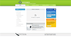 Desktop Screenshot of intermed.co.za