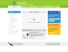 Tablet Screenshot of intermed.co.za